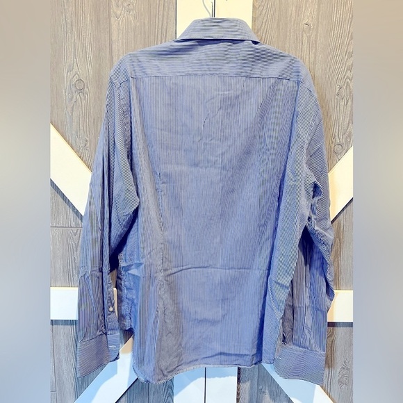 122. J.W. Brown Tailored Fit Button Down Dress Shirt XXL/45/46 - Picture 4 of 4